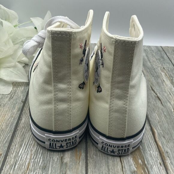 Women’s Converse Chuck Taylor All Star Butterflies Hightop Sneaker Shoes Size 8 - Picture 7 of 16